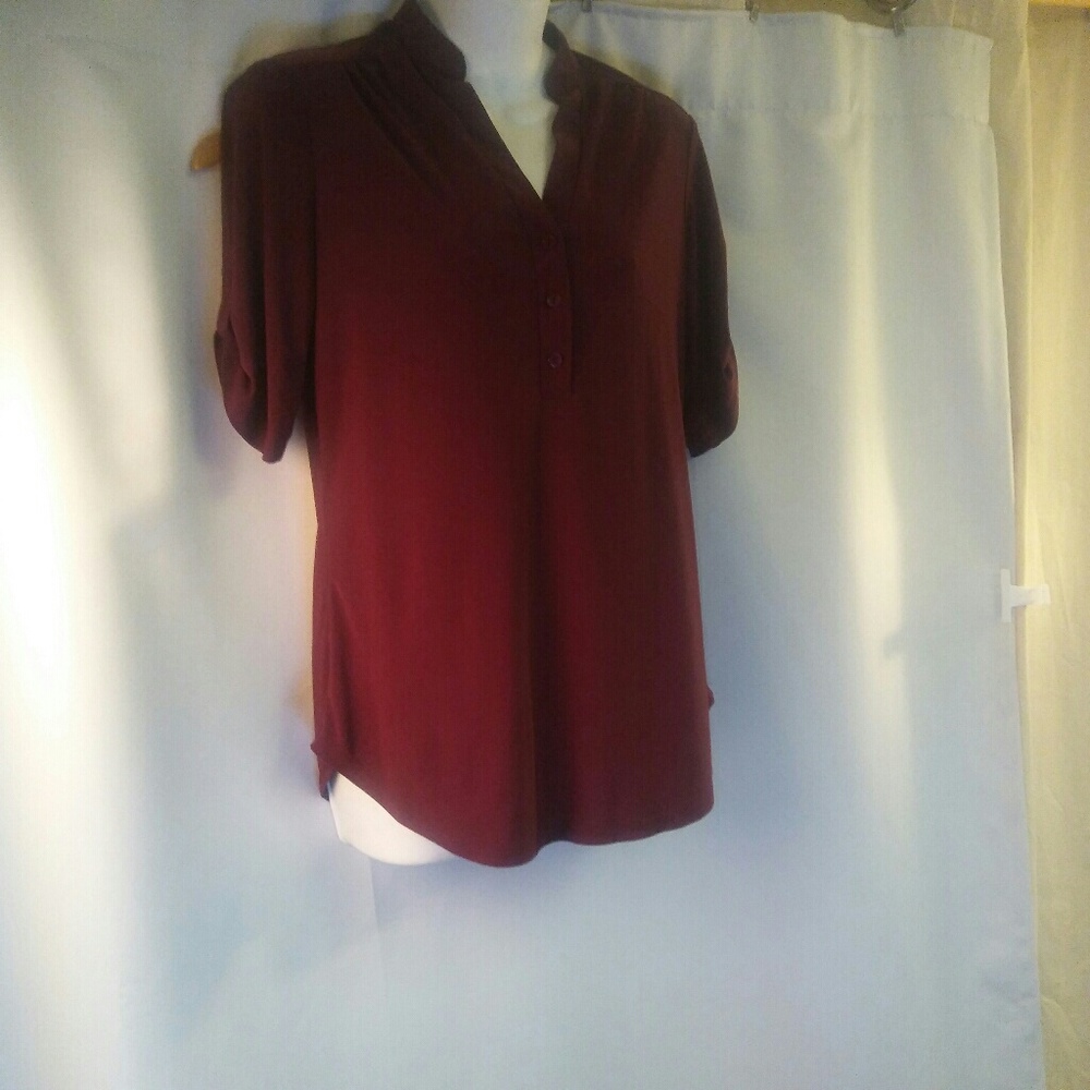 Per Seption Short Sleeve Blouse, S